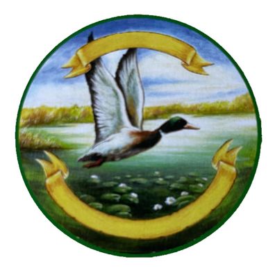Nostalgie Holzschild Schétzenscheibe Ente Vogel Jagd Jäger Schild
