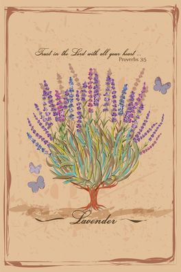 Nostalgie Schild Lavender Lavendel Spruch 12x18 / 20x30 / 30x40 Blech od. Holz