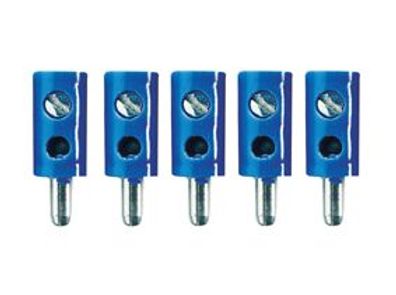 TAMS 85-19506-05 Mini-Bananenstecker, blau