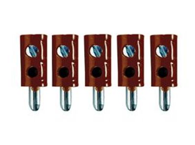 TAMS 85-19508-05 Mini-Bananenstecker, braun