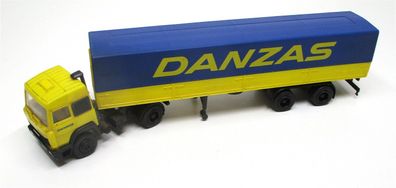 Spur H0 LKW Iveco Sattelzug Pritsche/Plane Danzas (0798K)