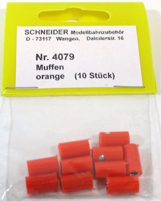Schneider Z-H0 4099 Muffen orange (10 Stk) - NEU