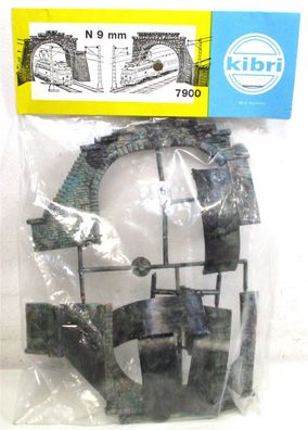 Kibri N 7900 Bausatz 2 Tunnelportale 2-gleisig Höhe 5cm - OVP (Z130-02g)