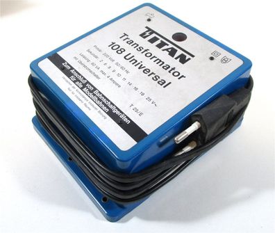 Spur N/H0 Titan 108 Transformator für Lichtstrom 60 VA max 4A o. OVP (4092K)
