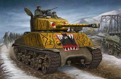Hobby Boss 1:48 84804 U.S M4A3E8 TANK