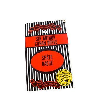 Arthur Conan Doyle SPßTE RACHE Kriminalroman 1987 + Abb