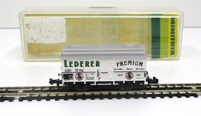 Spur N Minitrix 13604 Wärmeschutzwagen G10 Lederer DB OVP (6465K)