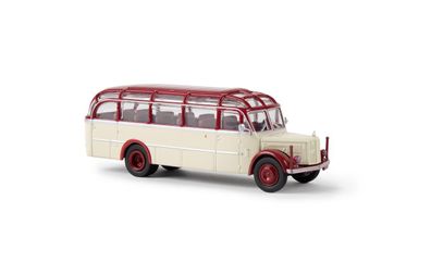 Brekina 1/87 58085 Gräf & Stift 120 OGL hellbeige, dunkelrot, Glockner Bus, - NEU