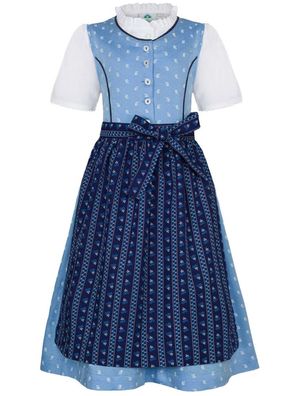 Kinderdirndl 52419 blau Isar-Trachten