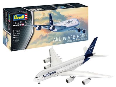 Revell 1:144 3872 Airbus A380-800 Lufthansa New Li