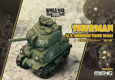 MENG-Model WWT-002 U.S. Medium Tank M4A1 Sherman