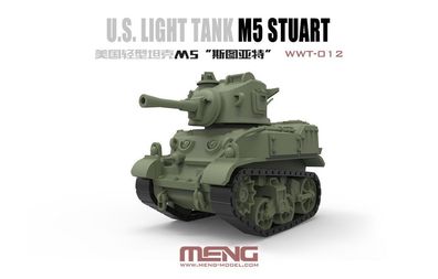 MENG-Model WWT-012 U.S. Light Tank M5 Stuart (Cartoon Model