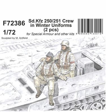 CMK 1:72 Sd. Kfz 250/251 Crew in Winter Uniforms 1/72