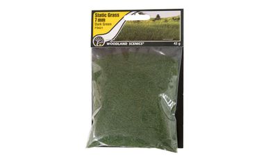Woodland Scenics WFS621 Landschaftsbau 7mm Static Grass Dark Green