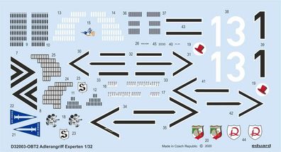 Eduard Accessories 1:32 D32003 Adlerangriff: Experten for Eduard