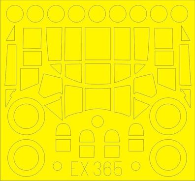 Eduard Accessories 1:48 EX365 An-2 1/48 for Hobby Boss