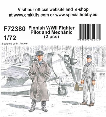 CMK 1:72 Finnish WWII Fighter Pilot and Mechanic