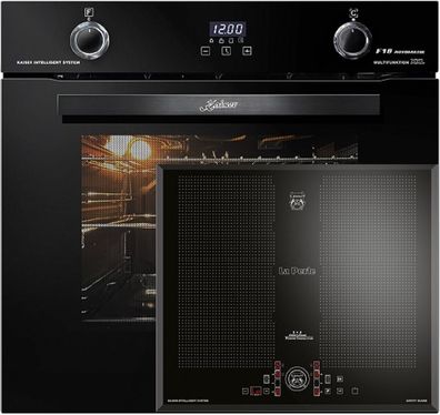 Herd Set Kaiser Elektro Backofen EH 6367 79L + KCT 61 FI Induktions-Kochfeld 60 cm
