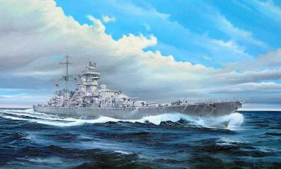 Trumpeter 1:350 5313 German cruiser Prinz Eugen 1945