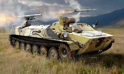 Trumpeter 09605 1:35 Russian 9P149 Launching Vehicle of 9K114 Shturm-S ATGM system- N
