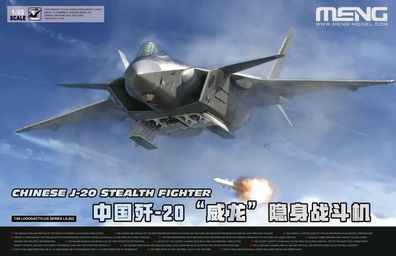 MENG-Model 1:48 LS-002 Chinese J-20 Stealth Fighter