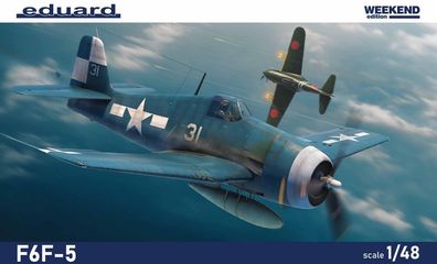 Eduard Plastic Kits 1:48 F6F-5, Weekend edition