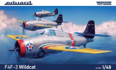 Eduard Plastic Kits 1:48 F4F-3 Wildcat 1/48 EDUARD-WEEKEND