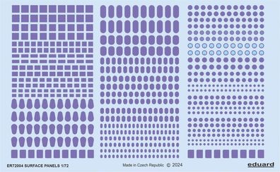 Eduard Accessories 1:72 Surface panels 1/72