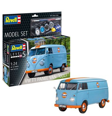 Revell 1:24 67726 Model Set VW T1 panel van (Gulf Decoration) - NEU