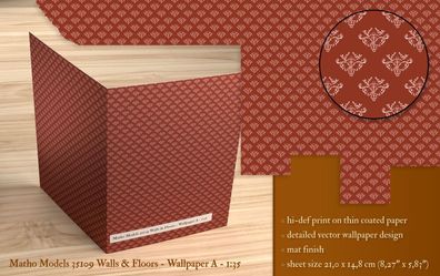 Matho Models 1:35 35109 Walls & Floors - Wallpaper A - NEU