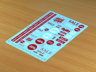 Matho Models 80011 Window Stickers SALE - NEU