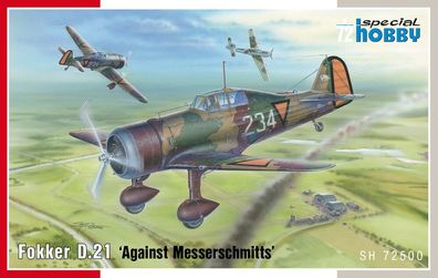 Special Hobby 1:72 100-SH72500 Fokker D.21 ‘Against Messerschmitts’