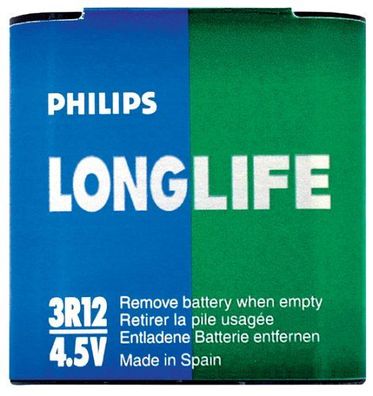 Philips Batterie "Longlife", Umweltschonend, 0% Quecksil