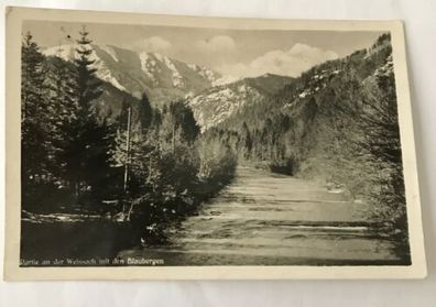 AK, Partie an der Weissach, Blauberge, Baden Wérttemberg (110207 BW)