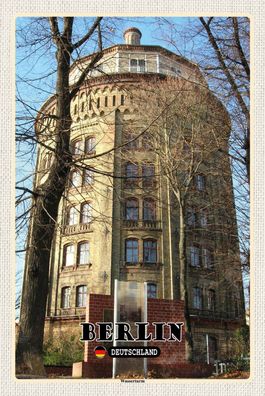 Schild Spruch Berlin Deutschland Wasserturm JW