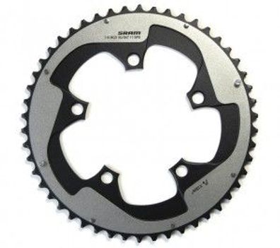 Kettenblatt Sram Red22 11-fach X-Glide Alu grau 50 Z. S3 Yaw 110Ø 5-L.f.50/34Z