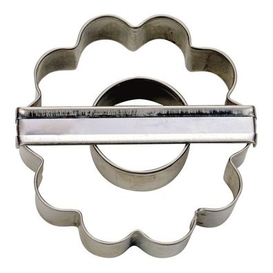 Städter Emporte-pièce Anneau d'amandes ondulé Acier inoxydable ø 6 cm