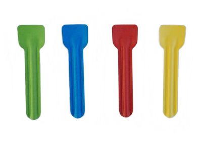 Papier Eislöffel Eisspaten bunt 9,5cm 500 Stück