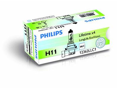 Philips Hauptlampe "LongLife EcoVision" 12 V, 55 W