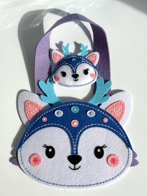 DiY Filz Bastelset Rentier - Nähe deine Handtasche selbst