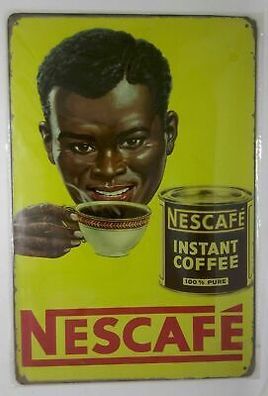 Nostalgie Retro Blechschild Kaffee Nescaf 30x20 50070
