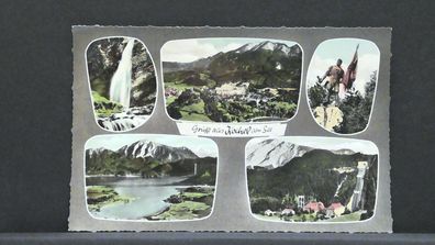 Gruß aus Kockl am See Wasserfall Kraftwerk Denkmal JW 4435 F