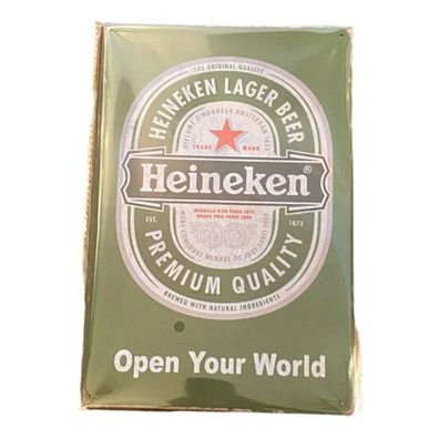 Heineken Bier Schild 20x30 cm 12100