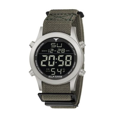 KHS - KHS. PLASD. DFSGO - Armbanduhr - Herren - Quarz - Platoon Steel Digital