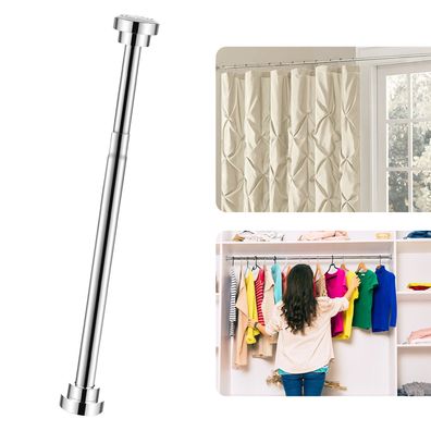 KoDise 65-100cm Teleskopstange Duschstange Gardinenstange klemmbar Duschvorhangstange