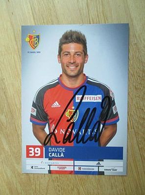 FC Basel - Davide Calla - handsigniertes Autogramm!!!