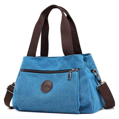KoDise Multifunktionale modische Schultertasche für Damen, Tragetasche aus Segeltuch,