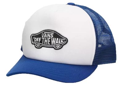 VANS Kids Snapback Trucker Cap Classic Patch Curved Bill true blue