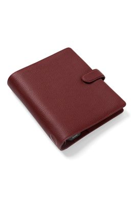 Filofax Norfolk A5 Organizer Currant Rot Leder Zeitplaner Ringbuch 38 mm Ringe 022672