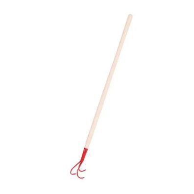Kindergrubber Holzstiel Metall Rot Garten Spielzeug Robust Sicher
